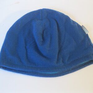 Icebreaker Blue Wool Reversible beanie